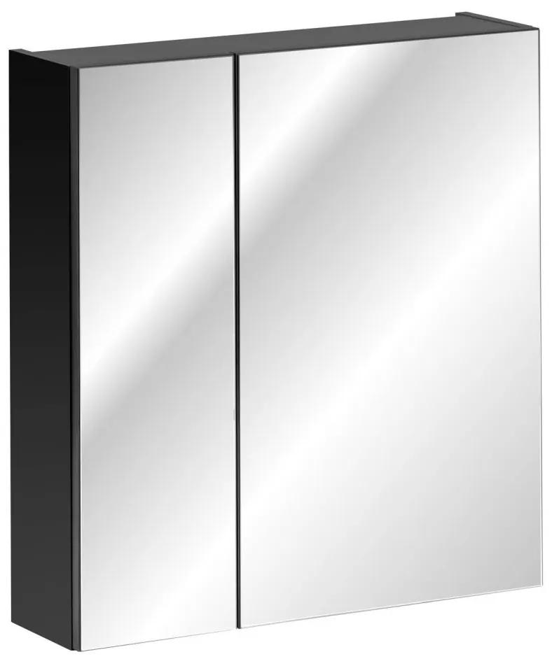CMD Kúpeľňové zrkadlo SANTA FE BLACK 84-60-A-2D