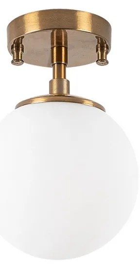 Závesný lustr Atmaca - 10220, bronzová/biela
