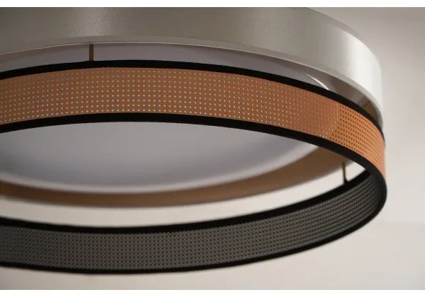 Duolla- LED Stropné svietidlo ROLLER DUO SHINY LED/24W/230V pr. 45 cm biela/medená