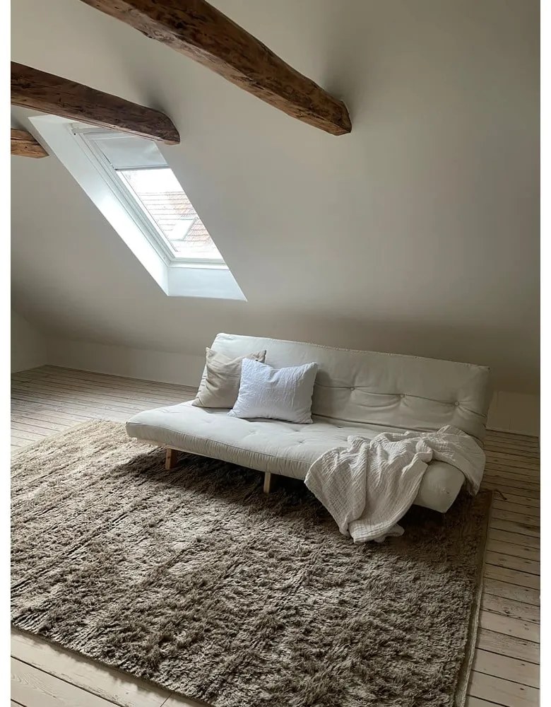 Biela menčestrová pohovka 200 cm Lean – Karup Design