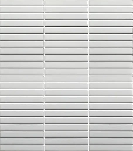 Keramická mozaika Premium Mosaic Kit Kat white 28x31 cm mat MOSKK3WHM