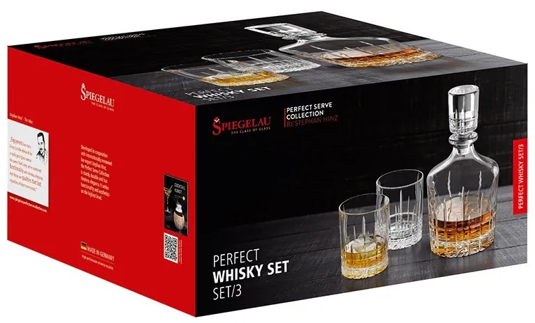 Spiegelau sklenený whisky set Perfect Serve Whisky 1+2