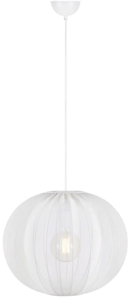 Markslöjd 108792 - Luster na lanku FORENCE 1xE27/40W/230V pr. 50 cm biela