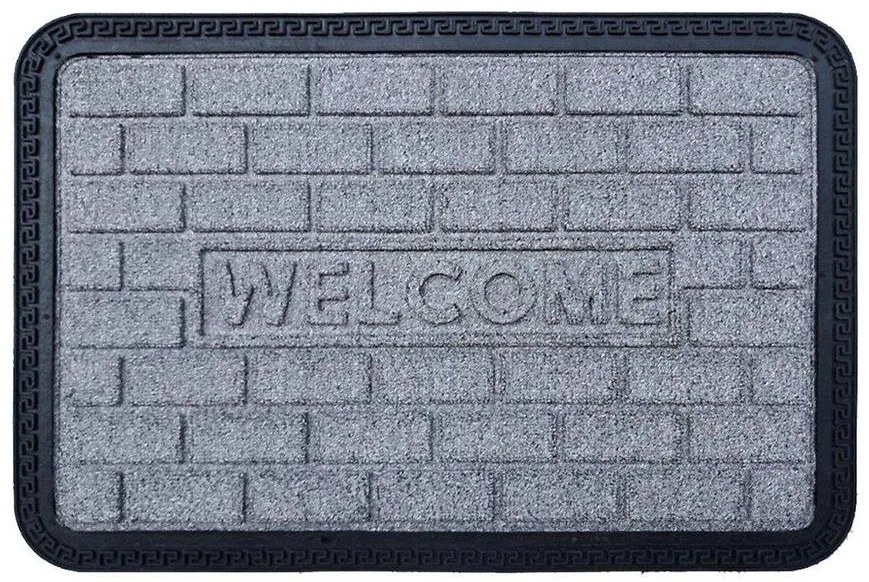 Rohožka textilná 40x60 cm sivá