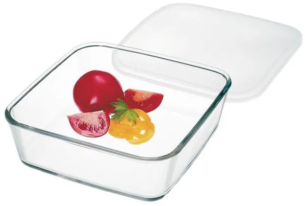 SIMAX NÁDOBA S BIELYM VEKOM 18 CM