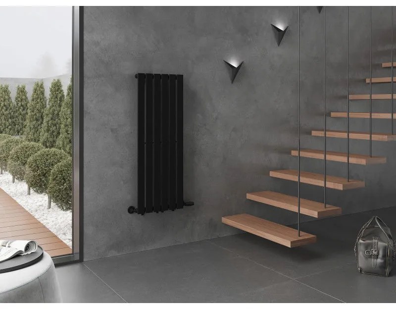 Mexen Boston, vykurovacie teleso 1200 x 452 mm, 611 W, čierna, W213-1200-452-00-70