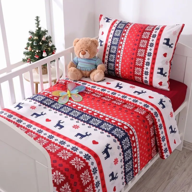 Vianočné obliečky Scandinavia EMI, Detský set 90x130 + 45x65