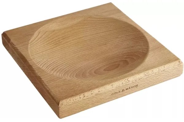 Cole&Mason - Kuchynská doska na krájanie a kolískový nôž 21,5x51,5 cm buk