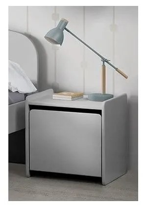 Sivý nočný stolík Vipack Kiddy