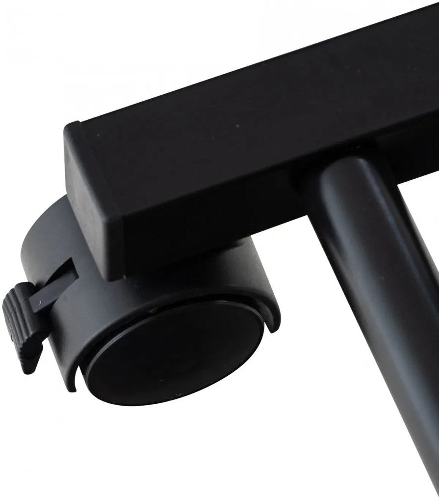 Stojace zrkadlo Evoir 317225 - 151x39x39 cm - Čierna