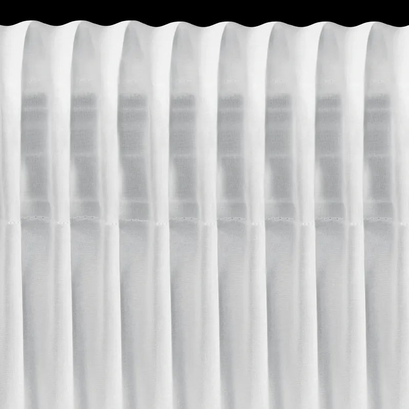 Dekorstudio Záclona DALIA s riasiacou páskou 350x150 cm - biela