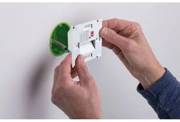 Paulmann 80002 - LED/1W Schodiskové svietidlo so senzorom TSARO 230V Lead/biela