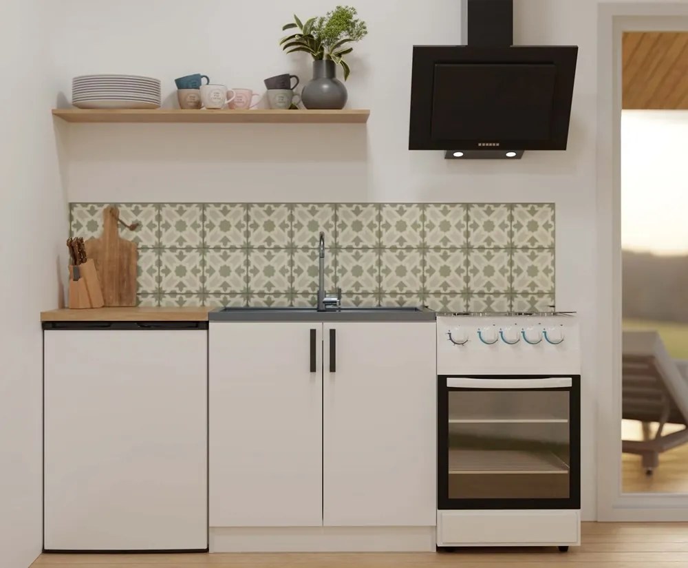 Kuchynská skrinka pod drez Dolan 80 cm biela