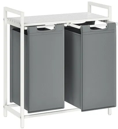 Kôš na bielizeň s policou BLH201W11