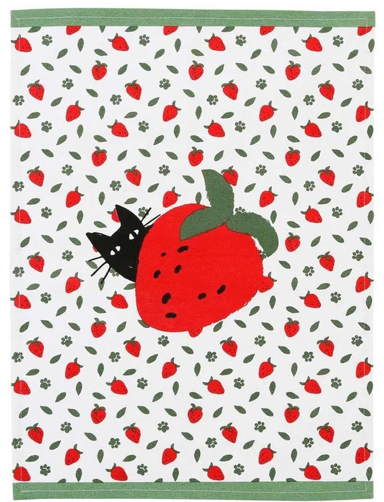 Kuchynská utierka „Strawberry", 50 x 70 cm