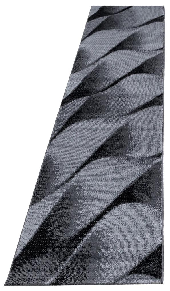 Ayyildiz Kusový koberec PARMA 9240, Čierna Rozmer koberca: 200 x 290 cm
