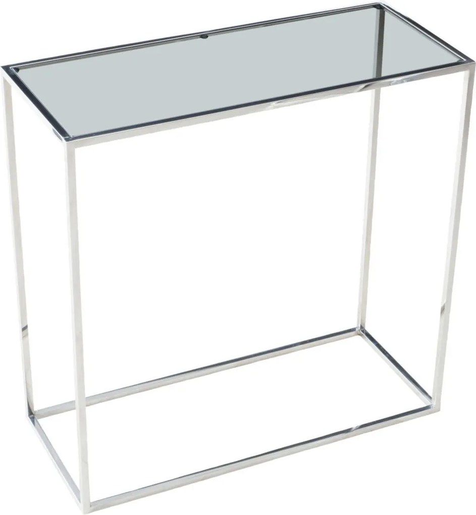 XXXLutz KONZOLOVÝ STOLÍK, strieborná, 80/33/80,5 cm - Stolíky do obývačky - 004885464702