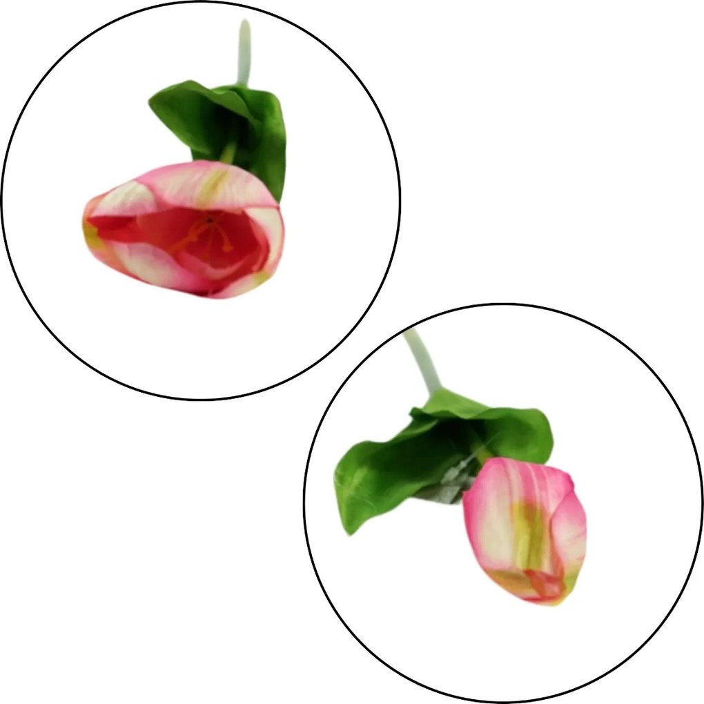 Umelá kvetina TULIP 54 cm - viac farieb Farba: Ružová