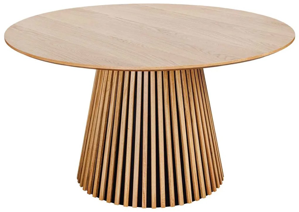 Dizajnový jedálenský stôl Wadeline 140 cm prírodný dub