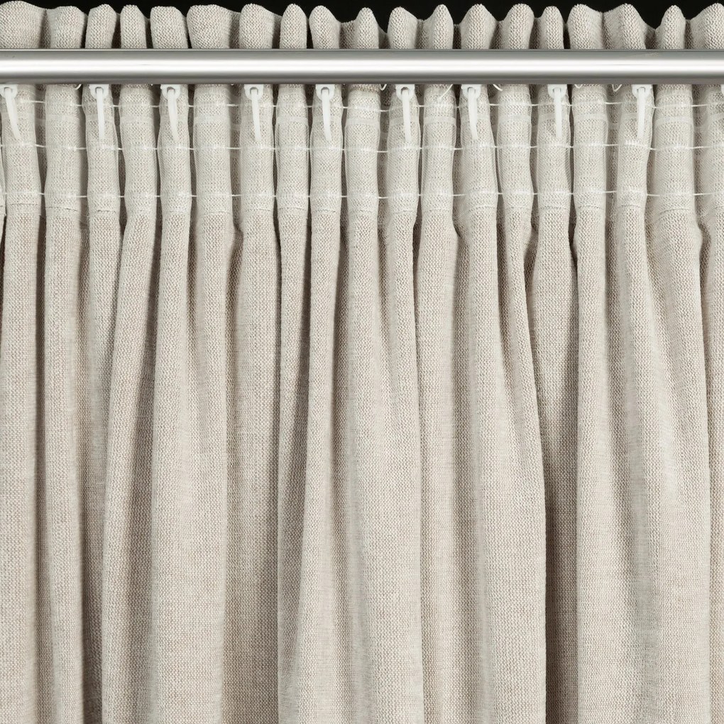 ZÁVES NA PÁSKE NILO 140X270 CM BÉŽOVÁ