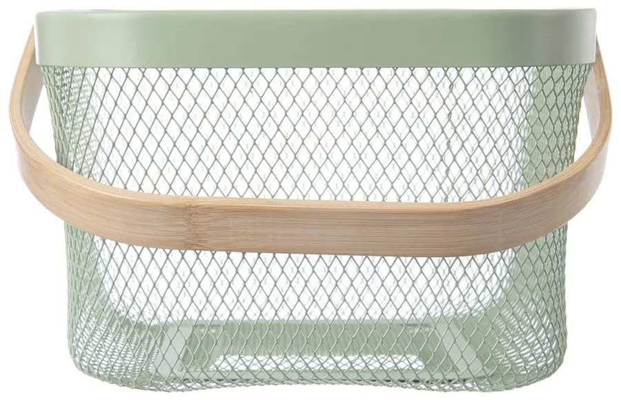 Drôtený kovový košík 24,5x24,5x30 cm Greenish – Orion