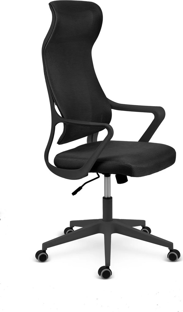 Kancelárska stolička z mikrosieťoviny Sofotel Labi - čierna
