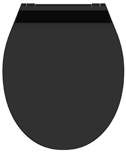 Schütte WC doska Slim (čierna) (100285013)