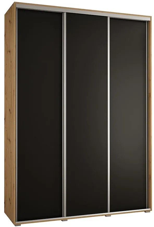 Skriňa 45 Canaris 1 200 artisan/čierna/silver