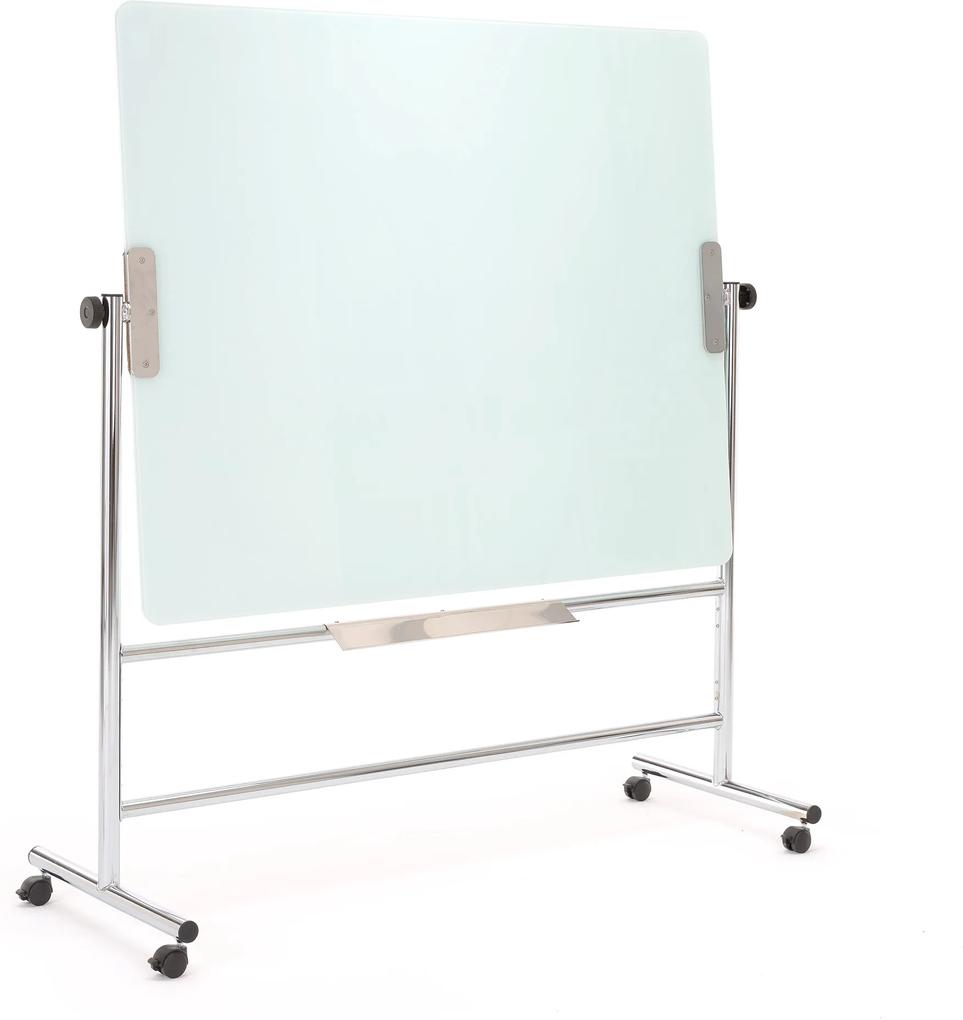 Otočná sklenená magnetická tabuľa Glenda, 1200x900 mm