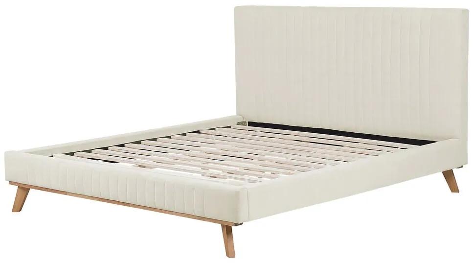 Manželská posteľ 160 cm TALLE (s roštom) (béžová). Vlastná spoľahlivá doprava až k Vám domov. 1007529