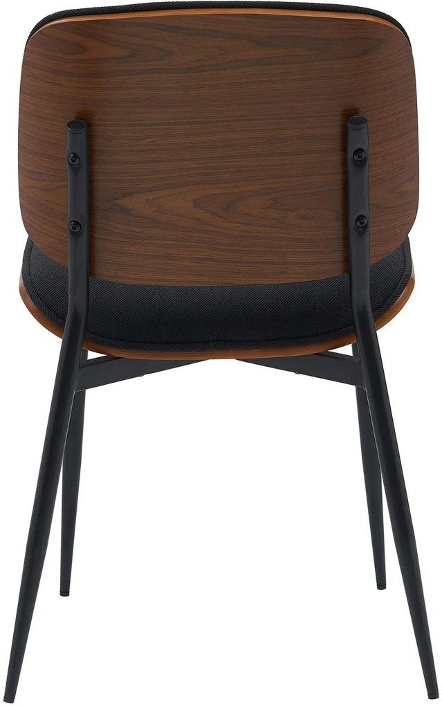 Konferenčná stolička Tiffin látka - Orech / Čierna