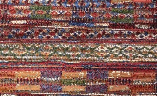 Oriental Weavers, Kusový koberec Zoya 821 R – na von aj na doma, 200x285, červená, chodba / predsieň