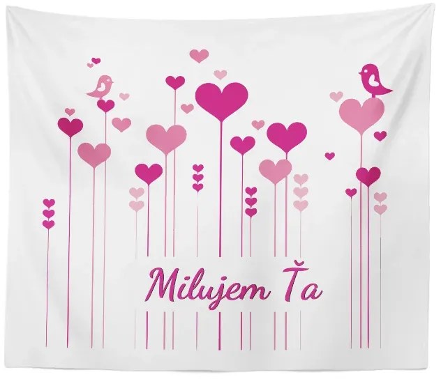 Sablio Deka Milujem ťa: 150x120 cm