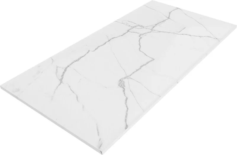 Mexen Hugo, obdĺžniková sprchová vanička, SMC, 170x90cm, imitácia kameňa – biela, 42159017
