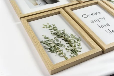 Set 5 rámov vo formáte 3x15x24, 2x14x14cm