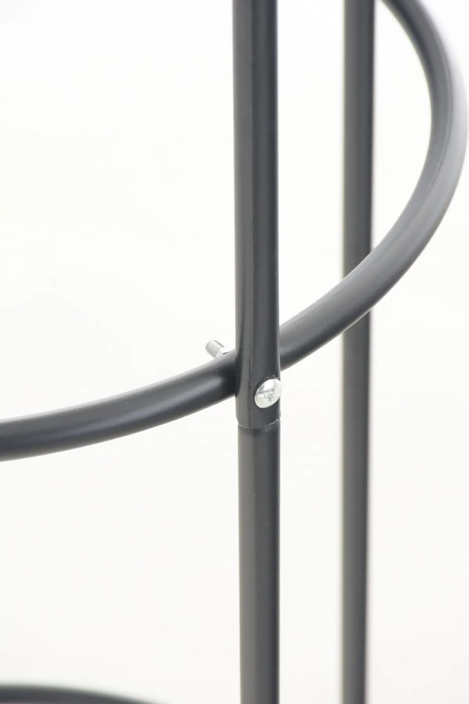 Mriežka na popínavé rastliny Romantika - 190 x 38 cm - Čierna