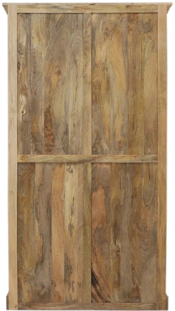 furniture-nabytek.cz - Masívna šatníková skriňa 110x200x60 z dreva mango