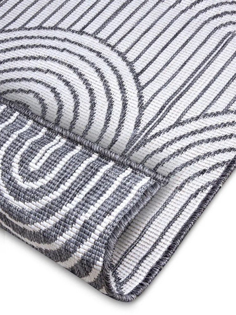 Kusový koberec Pangli 105851 Silver – na von aj na doma, 240x330, šedá, chodba / predsieň, Hanse Home