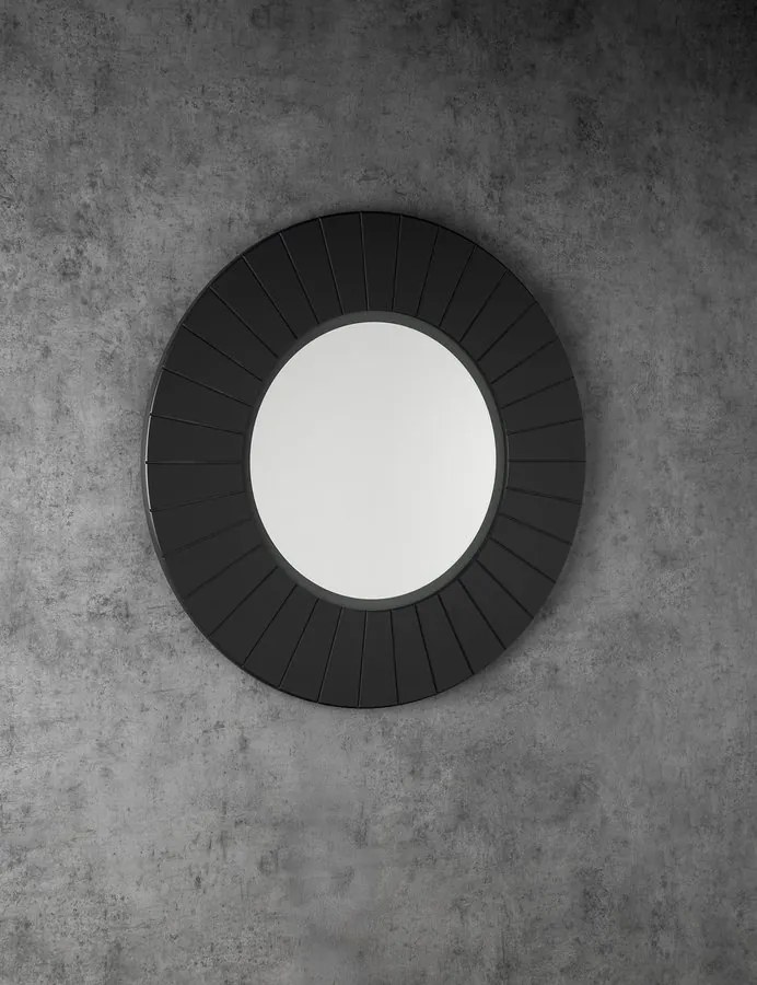 Sapho Sapho, LUMIRO STRIP guľaté zrkadlo s LED osvetlením v ráme, priemer 90cm, biela mat, LR950-3131S