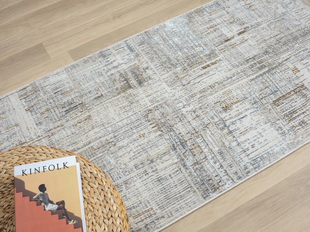 Kusový koberec My Taste creme, 160x230, šedá, chodba / predsieň, My Flair