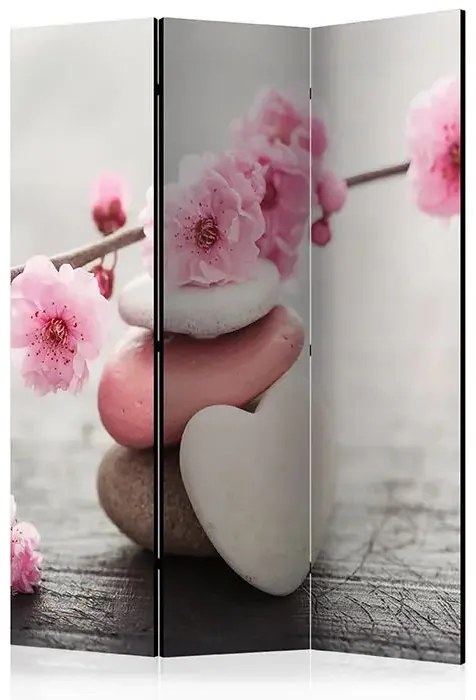 Paraván - Zen Flowers [Room Dividers] Veľkosť: 135x172, Verzia: Obojstranný
