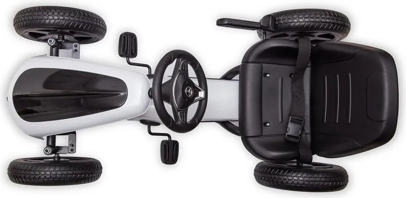 LEAN CARS Gokart Mercedes XMX610 biely