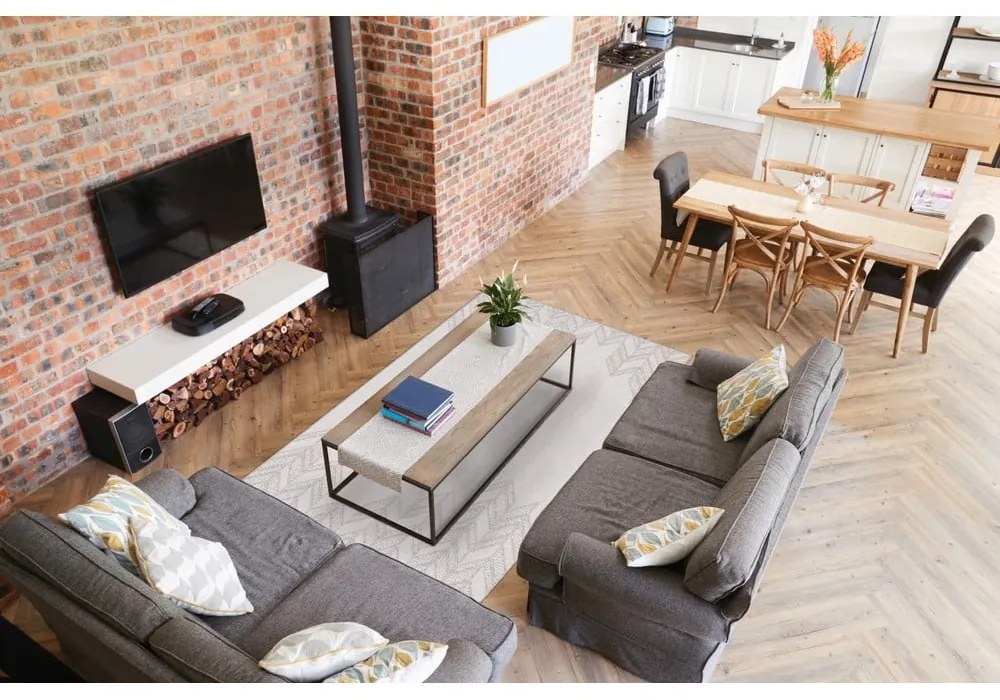 Svetlosivý vlnený koberec 120x180 cm Credo – Agnella