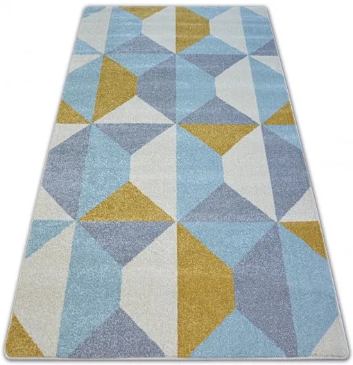 GEO YELLOW koberec, Rozmer 80 x 150 cm