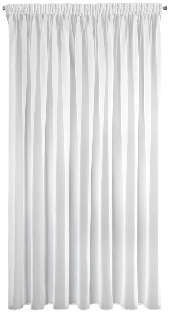 ZÁCLONA NA PÁSKE LUCY 400X250 CM BIELA