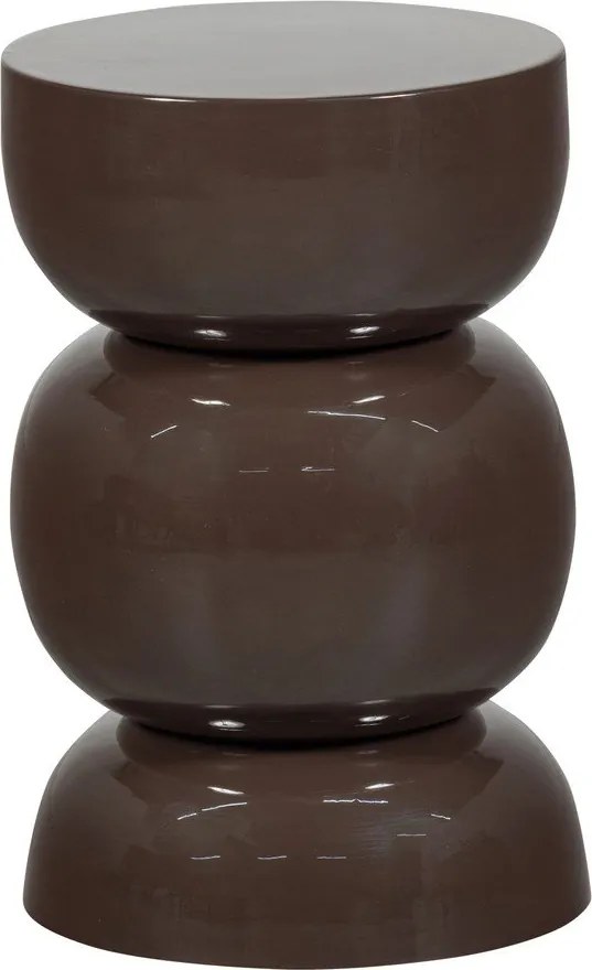 Kovový okrúhly odkladací stolík ø 30 cm Breno – WOOOD