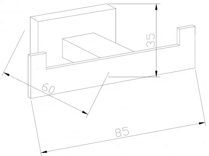 Kúpeľňový vešiak na uteráky MEXEN ARNO - chrómový, 7020735-00