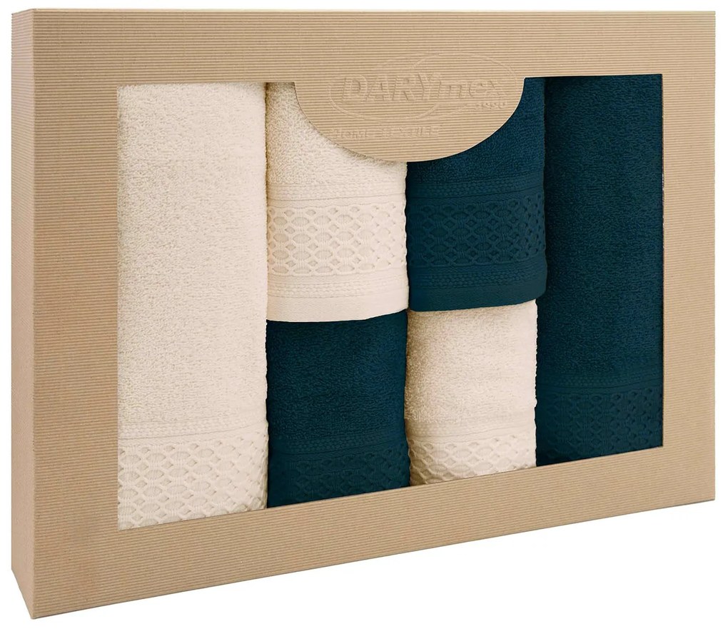 BAVLNENÉ UTERÁKY SOLANO SADA 2 KS 30X50 CM, 2 KS 50X90 CM, 2 KS 70X140 CM VIACFAREBNÁ