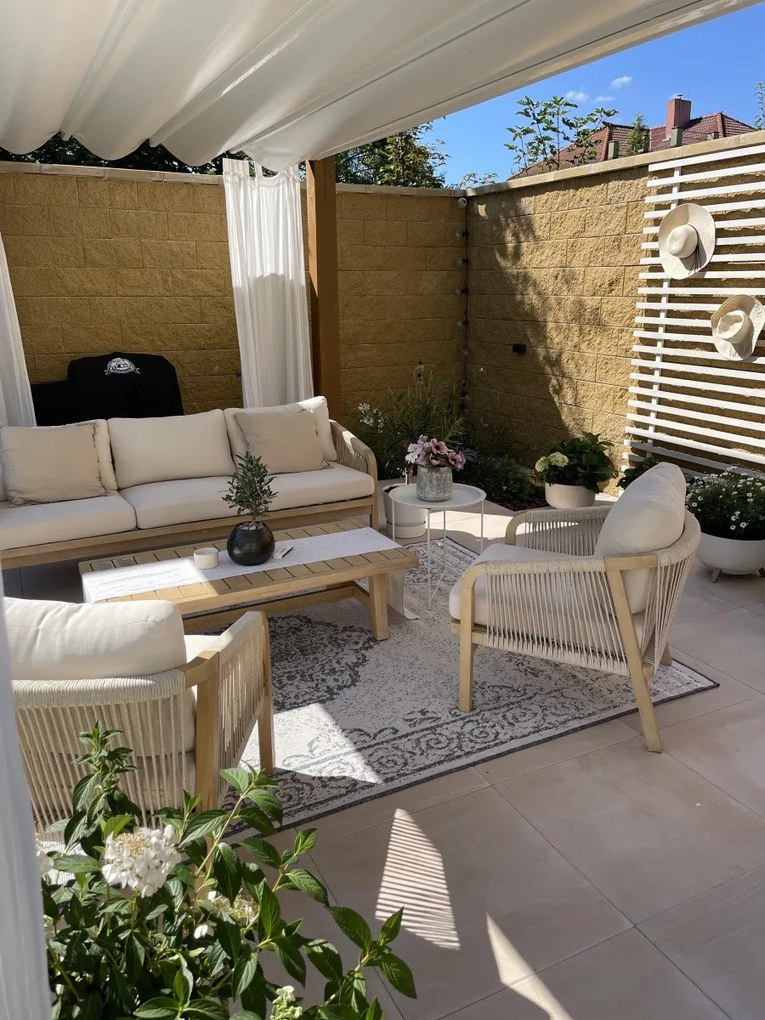 Hanse Home, Kusový koberec Twin Supreme 103870 Grey / Cream – na von aj na doma, 80x150, šedá, chodba / predsieň