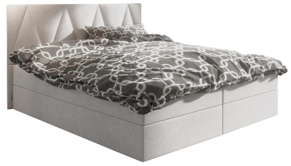 Manželská posteľ  Boxspring 140 cm Fade 3 (béžová) (s matracom a úložným priestorom). Akcia -19%. Vlastná spoľahlivá doprava až k Vám domov. 1046504